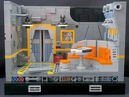 Ghost Lounge Room Diorama