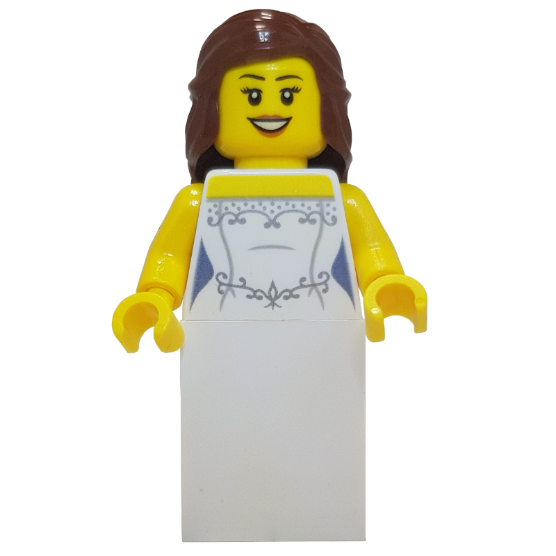 Lego Bride, White Corset Dress