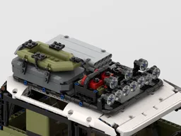 42110 Roof rack with lights