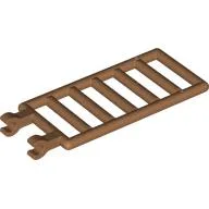 Bar 7 x 3 with Double Clips (Ladder) [Round Clips] / Medium Nougat