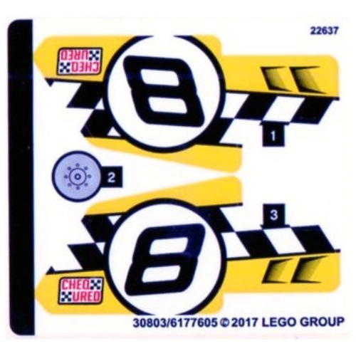 Lego Sticker Sheet for Set 42058-1 / [No Color/Any Color]