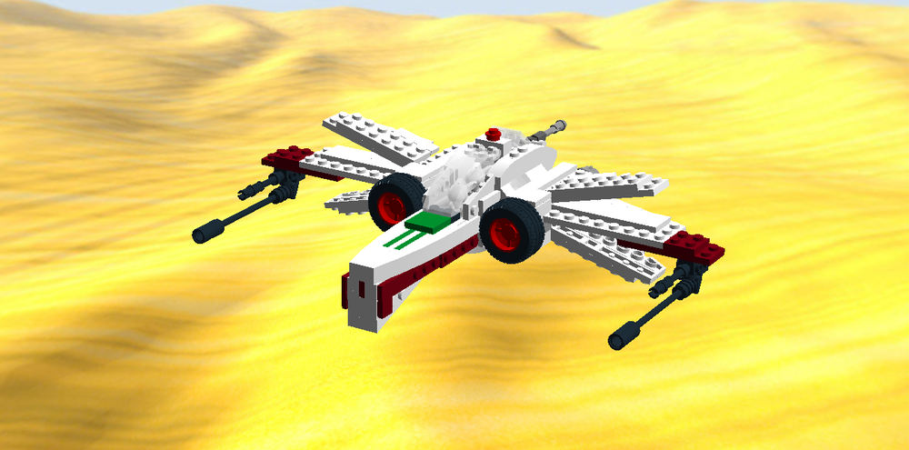 Lego Bunny ARC-170 starfighter
