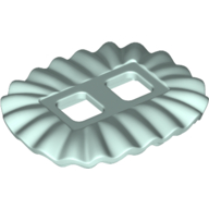 Lego Minifig Hipwear Ruffled Ballerina Tutu [Plain] / Light Aqua