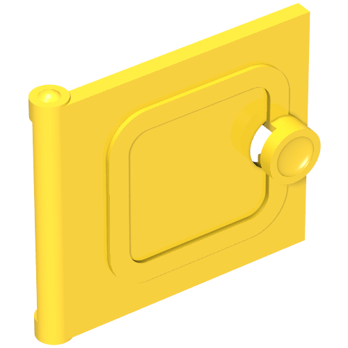 Lego Fabuland, Door, Cupboard 2 x 6 x 7 / Yellow