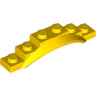 Lego Wheel Arch, Mudguard, 1 1/2 x 6 x 1 [Arch Extended] / Yellow