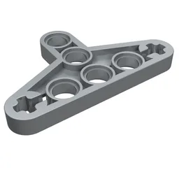 Technic Beam Triangle Thin [Type I] / Pearl Light Gray