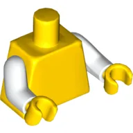 Torso, White Arms, Yellow Hands [Plain] / Yellow