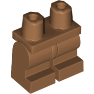 Lego Hips and Medium Nougat Medium Legs [Complete Assembly] / Medium Nougat