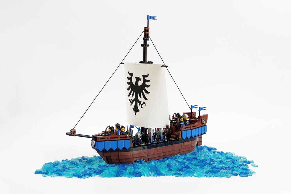Lego The Black Serpent - Medieval Cog Ship