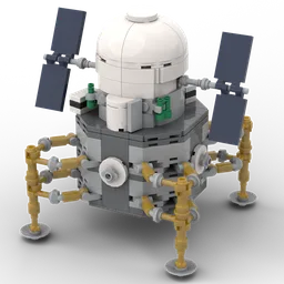 Eyes turned skyward - Artemis Cargo Lunar Lander (1:110)