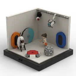 Portal 2 diorama
