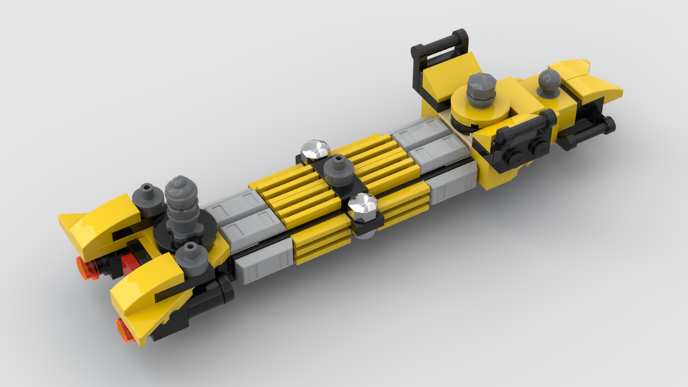 Lego Spaceship USS THE CYGNUS - THE BLACK HOLE