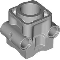 Technic Engine Cylinder, No Studs / Light Bluish Gray