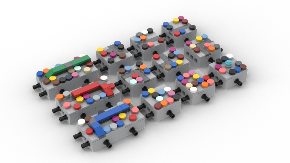 Lego Pedestrian Zone | Nano Modular World