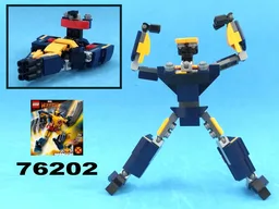 LEGO Transformer Star ship from set 76202: Wolverine Mech Armor