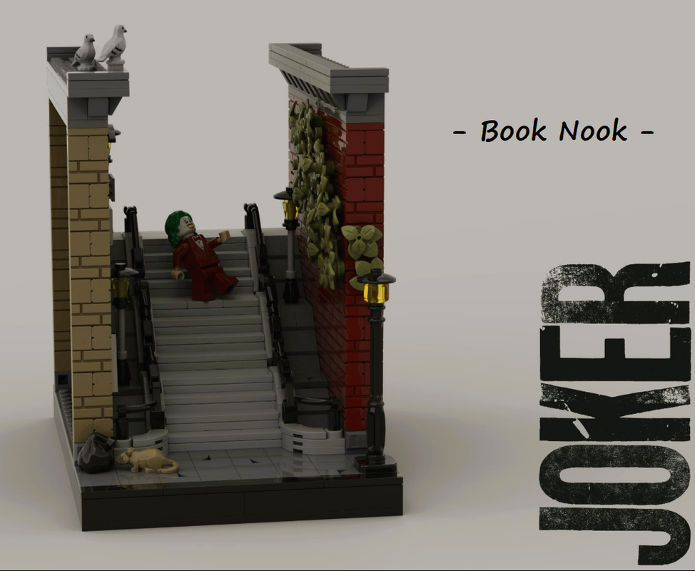 Lego Joker Stairs - Book Nook