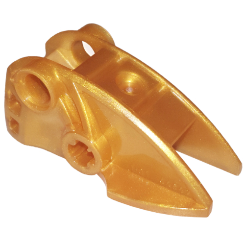 Lego Large Figure Foot, Hockey Skate / Pearl Gold