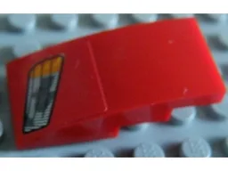 Slope, Curved 4 x 2 with Headlight Pattern Model Right (Sticker) - Set 8484