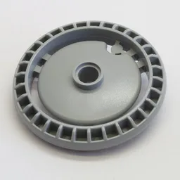 Technic Disc 5 x 5 Notched with Pin [Plain]