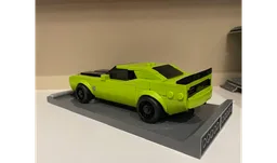 Display Stand for 77237 Dodge Challenger SRT Hellcat