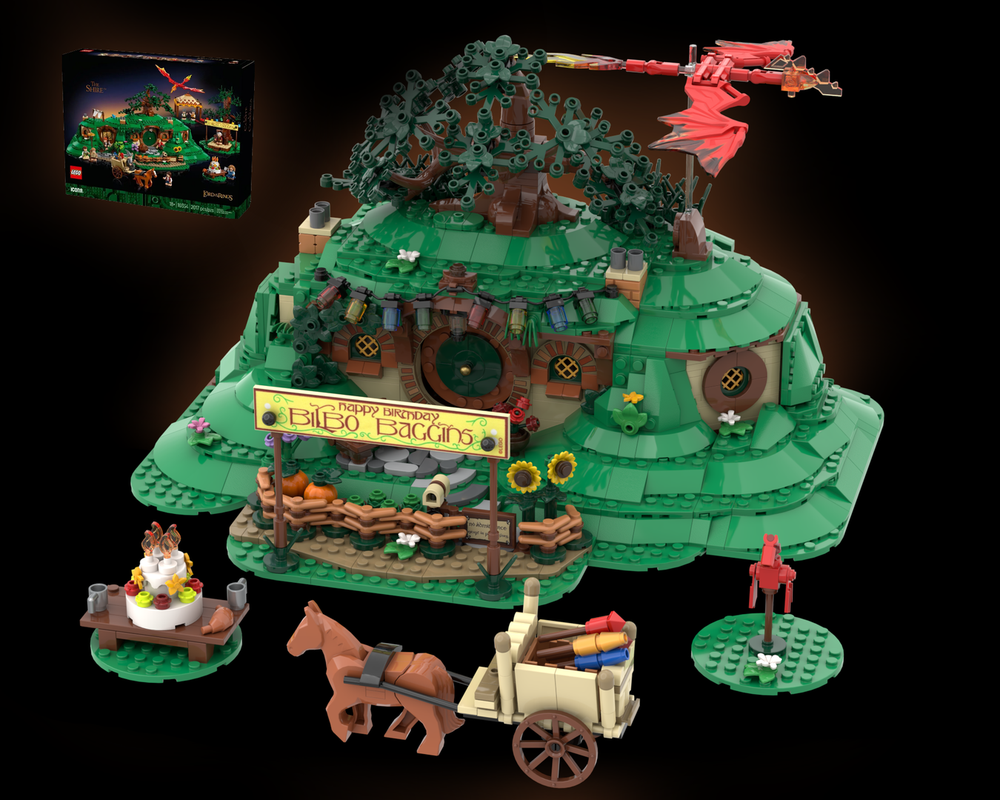 Lego Enclosed Shire - 10354 The Shire Alternative Build