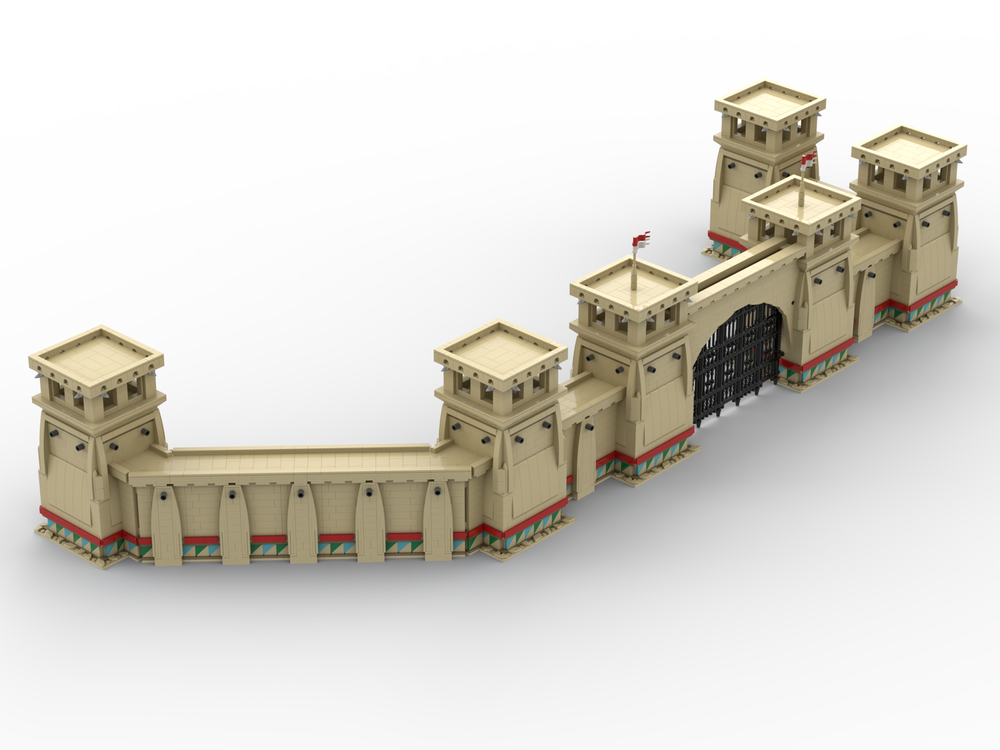 Lego Age of Empires - Stone Wall (Middle Eastern)