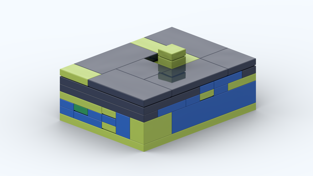 Lego Alpha II - Level 6 Puzzle Box \w 3 Frankenbricks