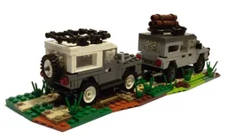 Land Rover Defender 90 - minifig scale