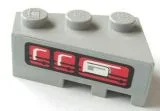 Wedge 3 x 2 Left with Taillights Pattern (Sticker) - Set 8479