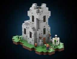 Block Accurate Village Temple (modular)