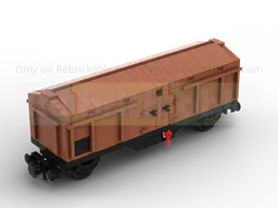 8wide folding lid wagon "Tkm-v" of the DR