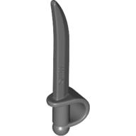 Lego Weapon Sword / Cutlass / Dark Bluish Gray