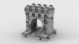 Mini-Medieval-Modulars 07 - "Wall Gate"