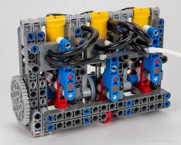3-Cylinder Pneumatic Engine