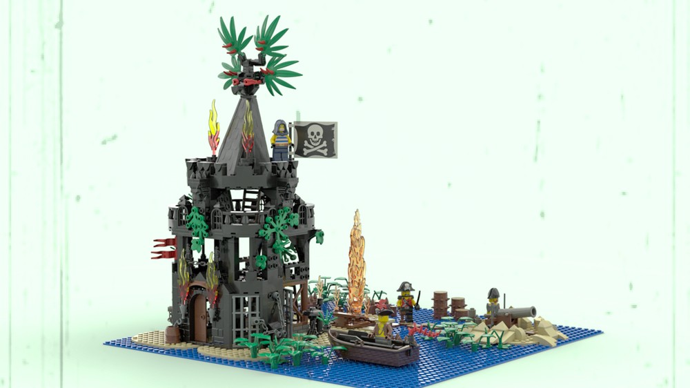 Lego “Stay away island” Part I Prison tower