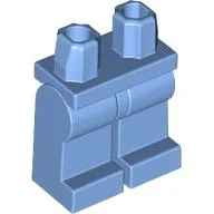 Hips  and Legs Plain / Medium Blue