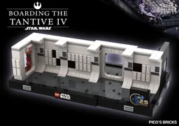 Boarding The Tantive IV Diorama