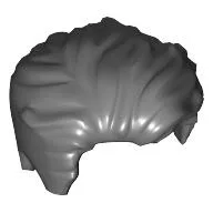 Hair Swept Left Tousled [Plain] / Dark Bluish Gray
