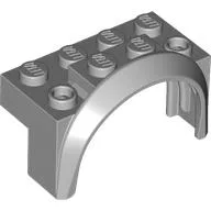 Wheel Arch, Mudguard 4 x 2 x 2 1/2 / Light Bluish Gray
