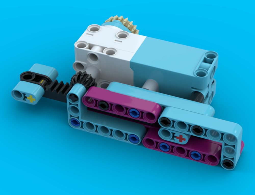 Lego How to: gear rack
