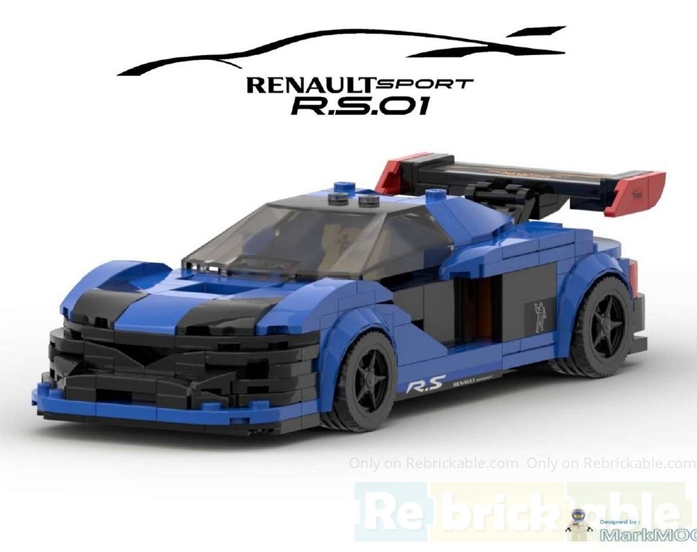Lego RENAULT RS 01 Sport - Blue & Black Version