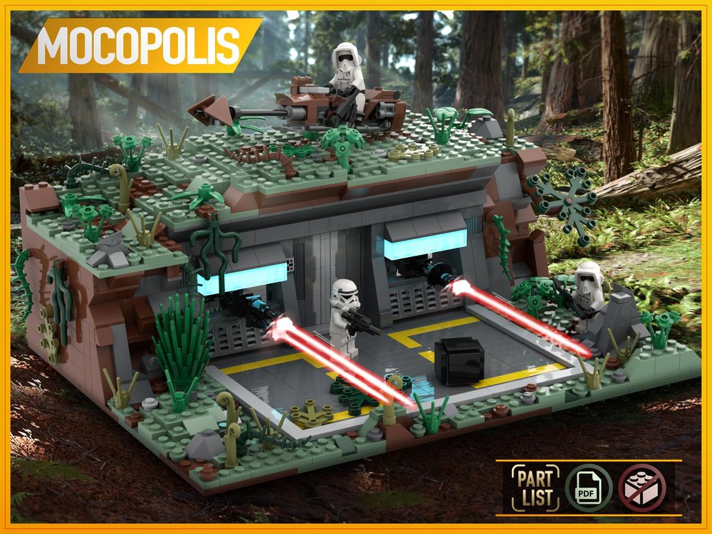 LEGO MOC SW Base (Outpost) on Kashyyyk | PDF instructions (NO PARTS)