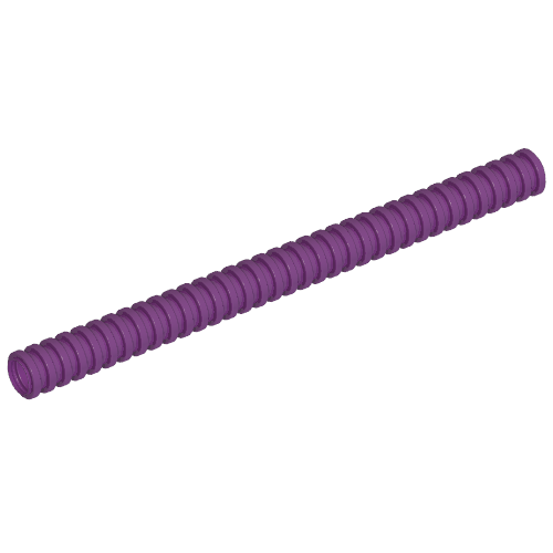 Lego Hose, Ribbed 7mm D. 11L / 8.8cm / Purple