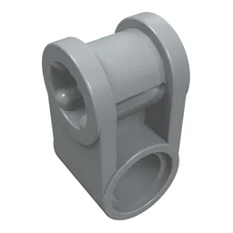 Technic Axle and Pin Connector Perpendicular / Light Bluish Gray