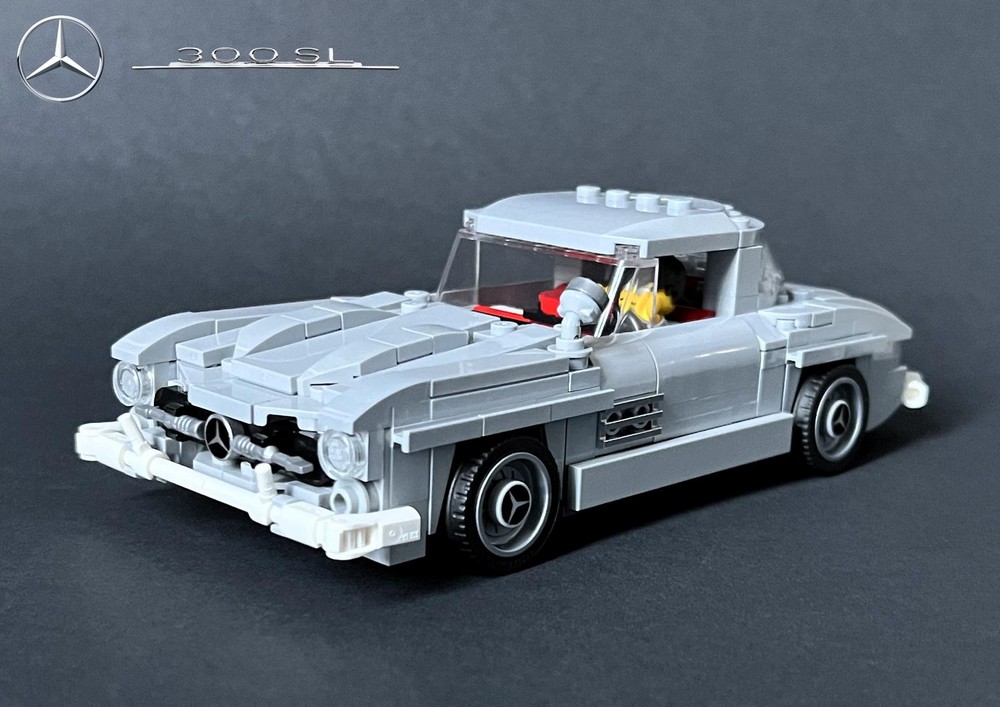 Lego Mercedes 300 SL - Speed Champions 8 Studs wide
