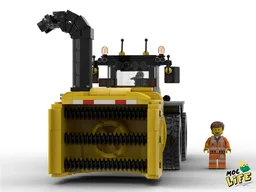 Case loader snowblower