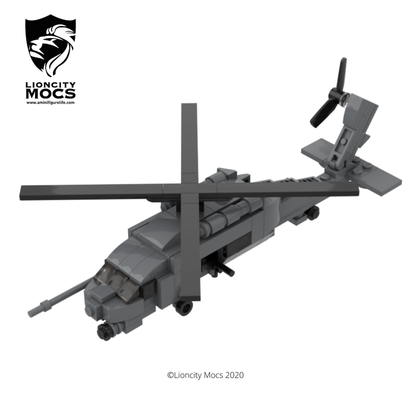 Lego HH-60 Pavehawk Helicopter Mini MOC