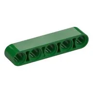 Technic Beam 1 x 5 Thick / Green