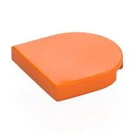 Tile Round 2 x 2 Half Circle / Orange