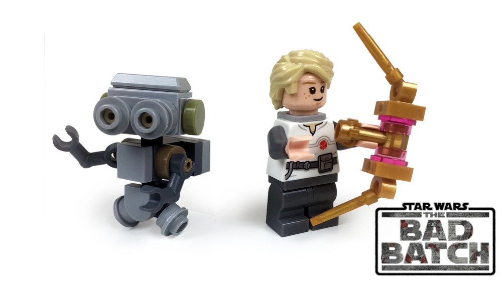 Lego Omega and AZ-3 purist figures (Bad Batch)